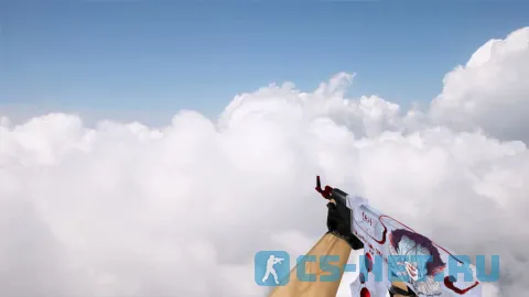 Модель «Default AK-47 It» для CS 1.6