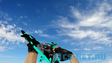 Модель «M4A4 Aqua Chaos» для CS 1.6 (скрин 2)