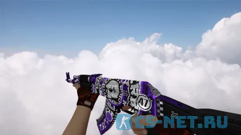 Модель «AK-47 Demolition Purple» для CS 1.6 (скрин 2)