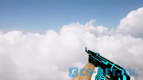 Модель «Default AK-47 Blue Lines» для CS 1.6