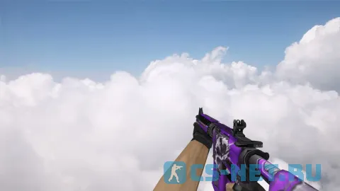 Модель «M4A4 War Purple» для CS 1.6 (скрин 3)