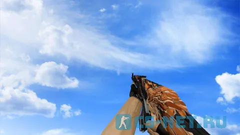 Модель «AK-47 | Worm из Standoff 2» для CS 1.6 (скрин 4)
