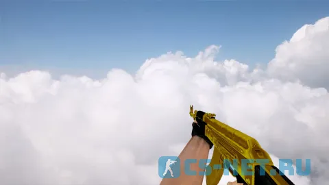 Модель «AK-47 Golden Anim» для CS 1.6 (скрин 4)