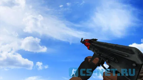 Модель «АК-47 | Красный глянец» для CS 1.6 (скрин 2)