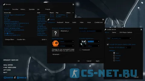 CS 1.6 Trash Gang (главное меню)