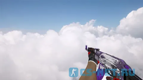 Модель «AK-47 Rise Purple» для CS 1.6 (скрин 4)