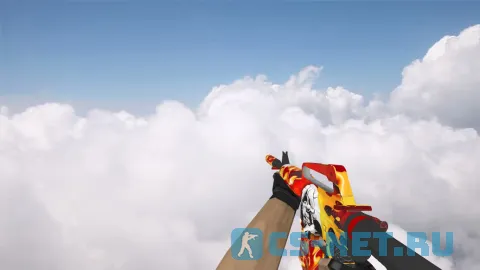 Модель «M4A1 Hot Custard» для CS 1.6 (скрин 3)