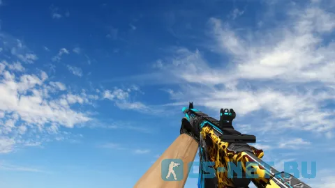 Модель «M4A4 Gury Jaguar» для CS 1.6 (скрин 3)