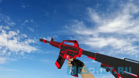 Модель «M4A1 X-Force Redline» для CS 1.6