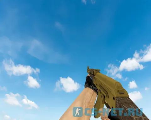 Модель «AK-47 | Золотая арабеска (Gold Arabesque)» для CS 1.6 (скрин 3)