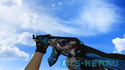 Модель «АК-47 | Ночной кошмар» для CS 1.6 (скрин 2)