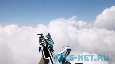 Модель «AK-47 Vulcan (blue gloves)» для CS 1.6 (скрин 3)