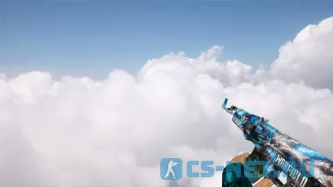 Модель «AK47 Blue Bones» для CS 1.6 (скрин 2)