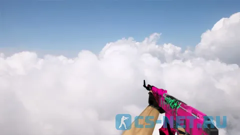 Модель «Default AK-47 Neon Revolution» для CS 1.6