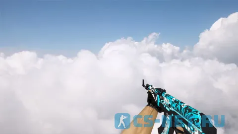 Модель «Default AK-47 Frontside Misty» для CS 1.6