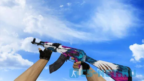 Модель «АК-47 | Синий волк» для CS 1.6