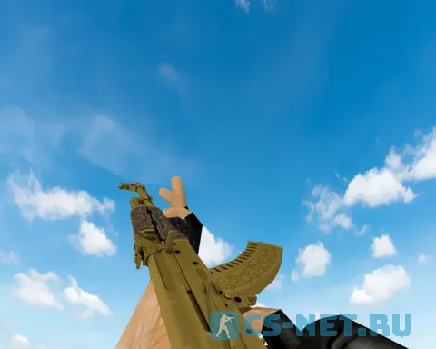 Модель «AK-47 | Золотая арабеска (Gold Arabesque)» для CS 1.6 (скрин 2)