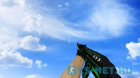 Модель «АК-47 Зеленая линия» для CS 1.6 (скрин 4)