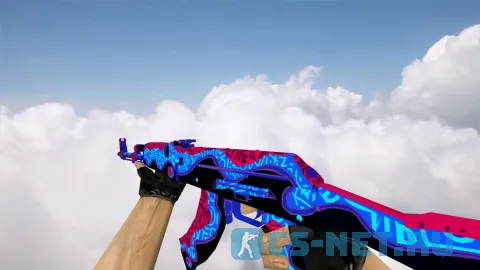 Модель «AK-47 Red Ice» для CS 1.6 (скрин 2)