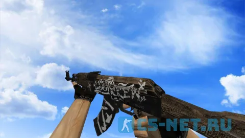 Модель «АК-47 Пустынный повстанец» для CS 1.6 (скрин 2)