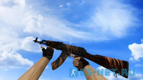 Модель «AK-47 | Tiger из Standoff 2» для CS 1.6