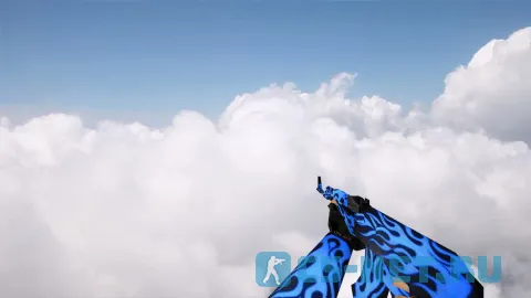Модель «AK-47 Blue Flame» для CS 1.6