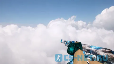 Модель «AK47 Blue Bones» для CS 1.6 (скрин 3)
