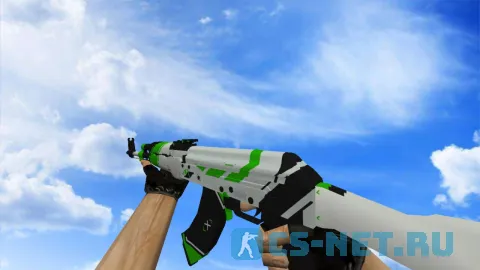 Модель «АК-47 | Зелёный азимов» для CS 1.6 (скрин 2)