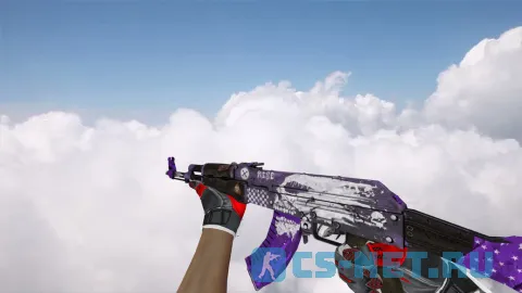 Модель «AK-47 Rise Purple» для CS 1.6 (скрин 2)