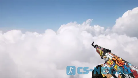 Модель «Default AK-47 Sticker» для CS 1.6 (скрин 2)