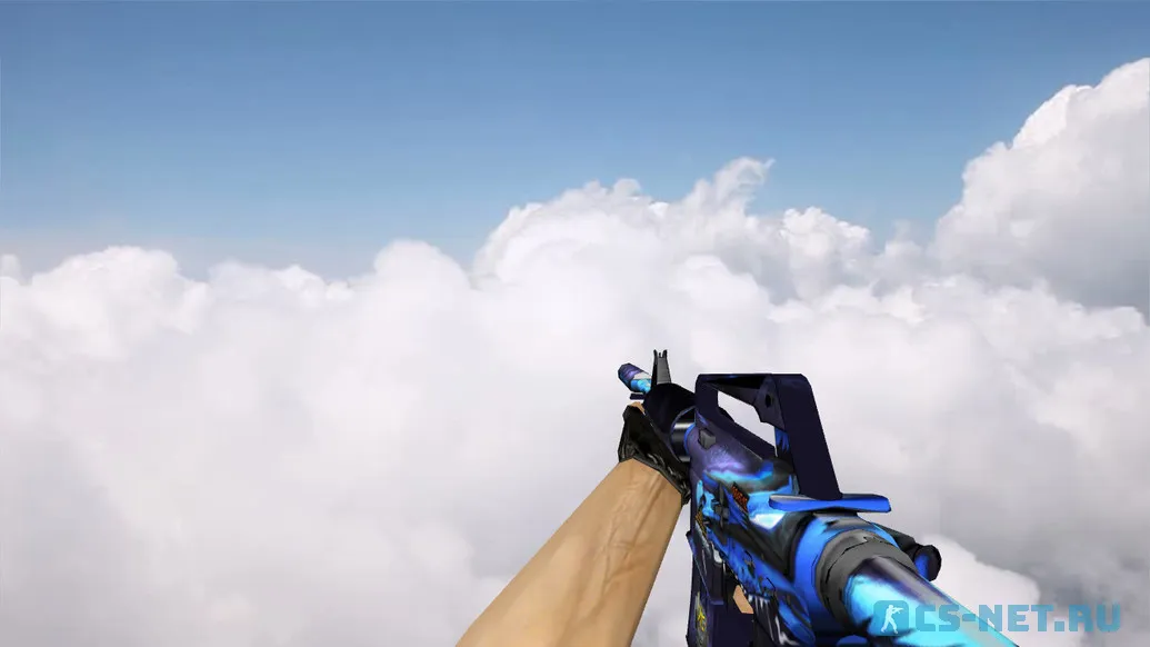 Модель «M4A1 Blue Dragon» для CS 1.6 (скрин 3)