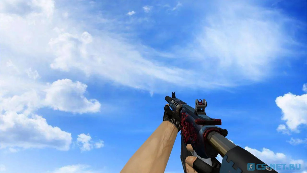 Модель «M4A4 | Ликорис лучистый (Spider Lily)» для CS 1.6