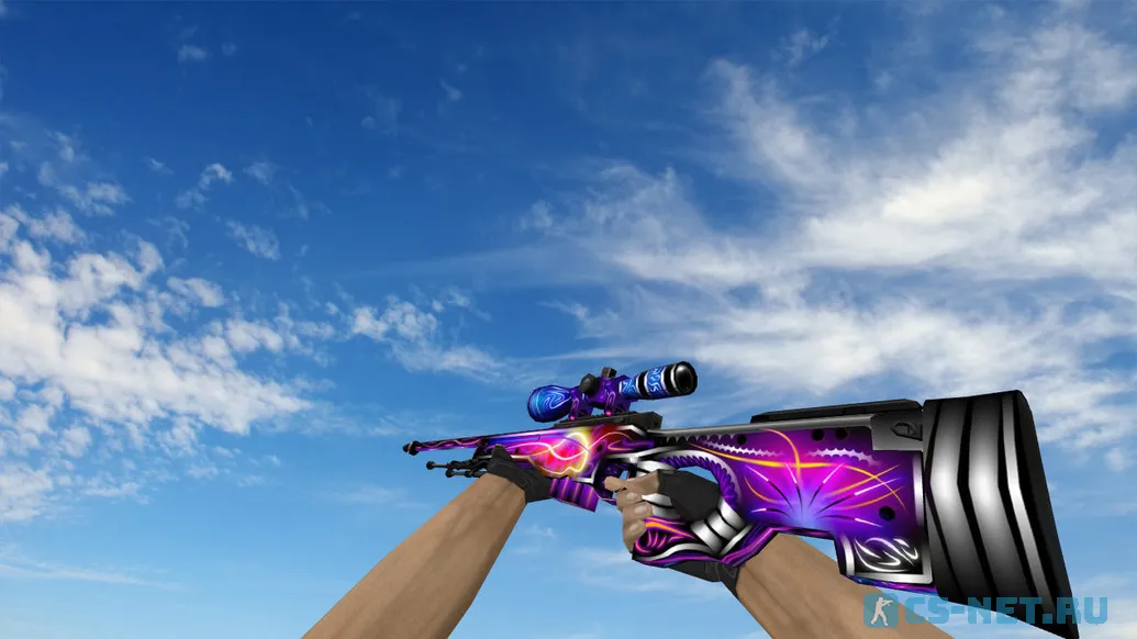 Модель «AWP Iron Ultraviolet» для CS 1.6