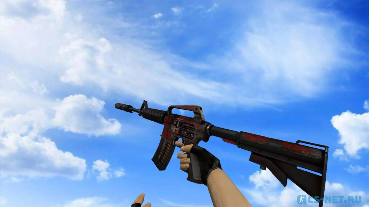Модель «M4A1-S | Ночной ужас (Night Terror)» для CS 1.6