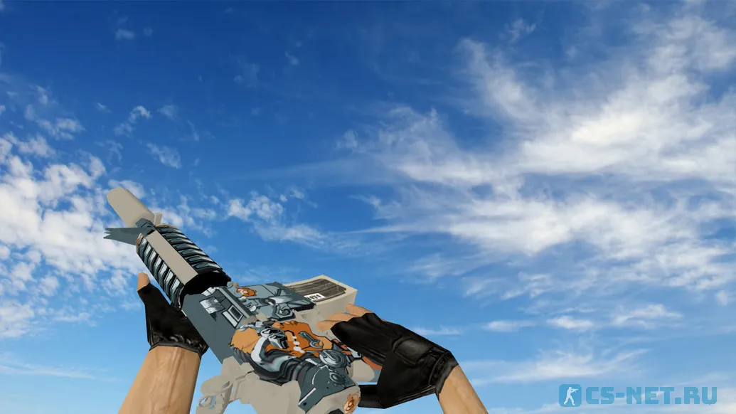 Модель «M4A4 Cybernetic» для CS 1.6 (скрин 2)