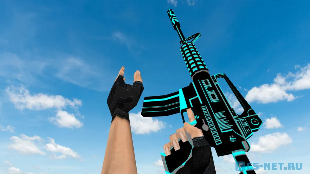 Модель «Default M4A1 Music Arts» для CS 1.6 (скрин 2)