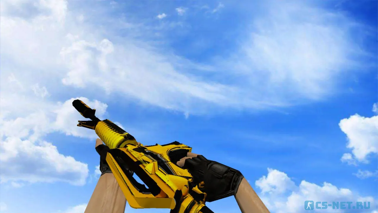 Модель «М4А1 Желтый жакет» для CS 1.6 (скрин 2)