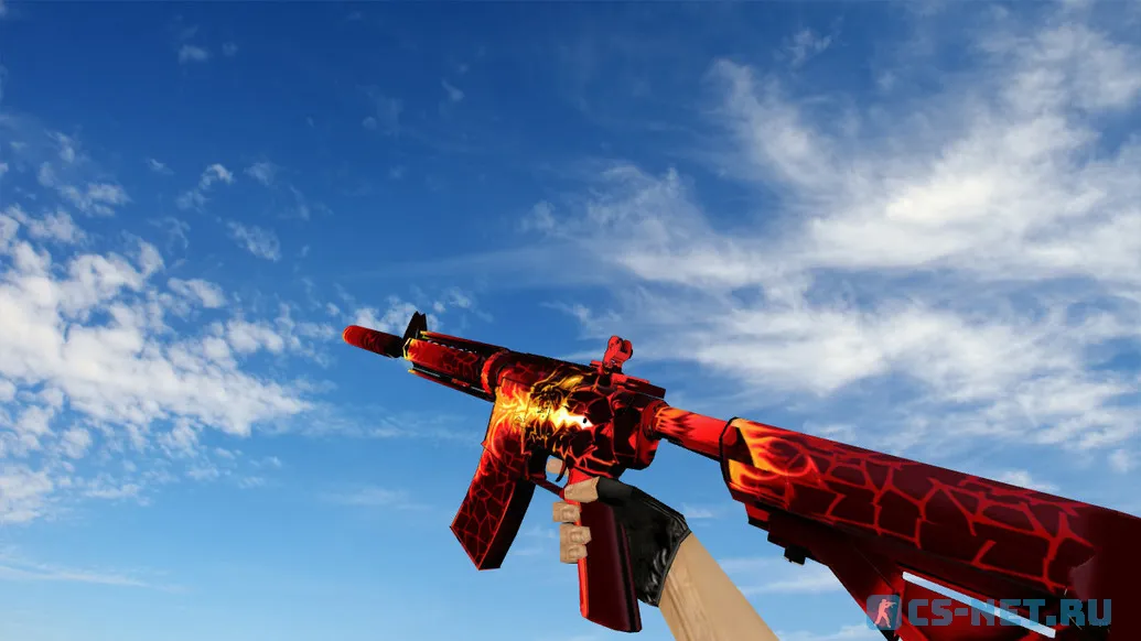 Модель «M4A4 Burn Out» для CS 1.6
