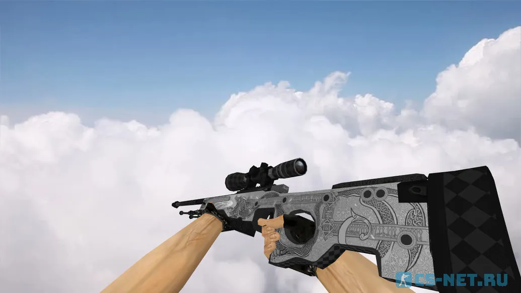 Модель «AWP Silver Dragon Lore» для CS 1.6