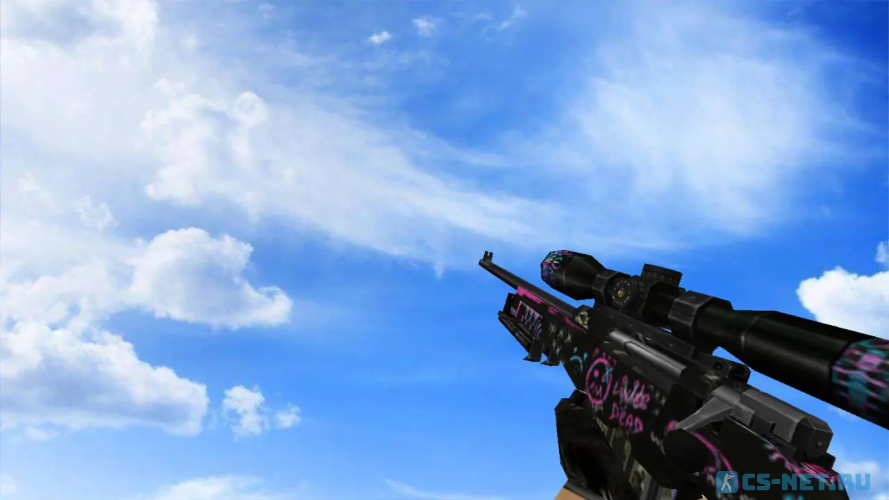 Модель «AWP | Горячечные грёзы» для CS 1.6 (скрин 2)