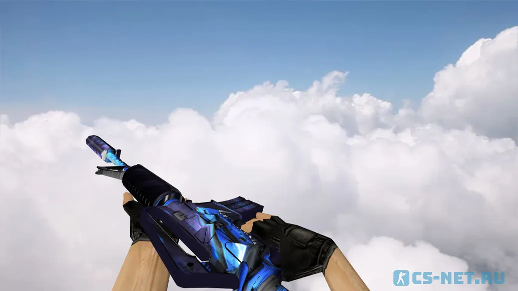 Модель «M4A1 Blue Dragon» для CS 1.6 (скрин 2)
