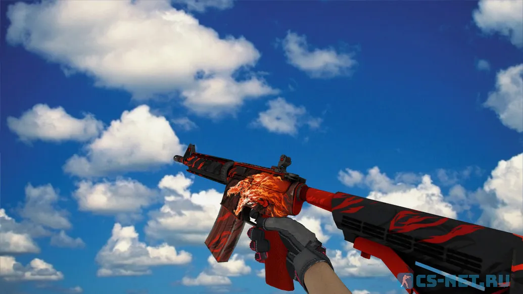 Модель «M4A4 «Вой» Specialist Gloves» для CS 1.6