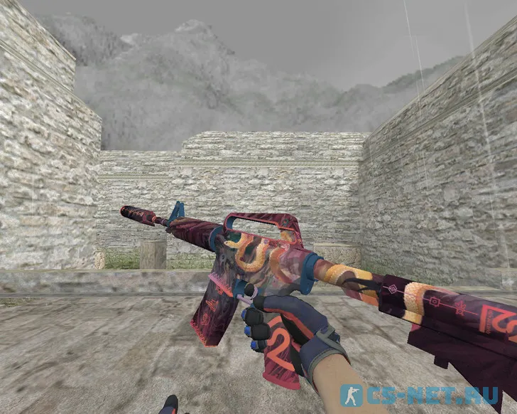 Модель «М4А1 | Добро пожаловать в джунгли» для CS 1.6 (скрин 2)