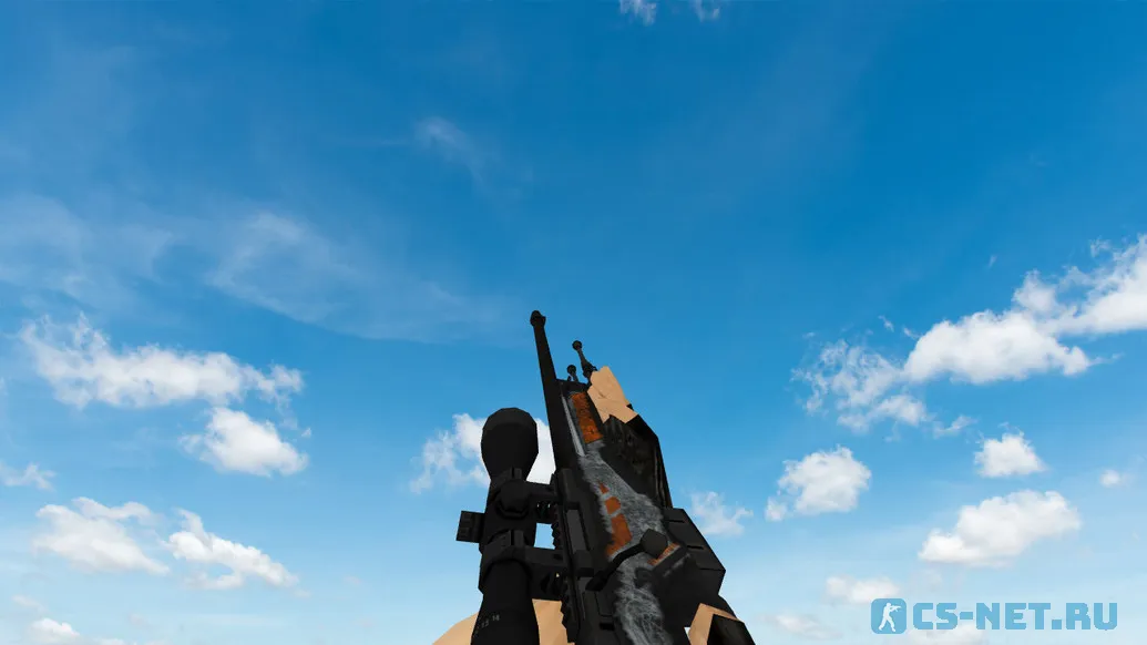 Модель «AWP Asiimov Поношенное» для CS 1.6 (скрин 2)