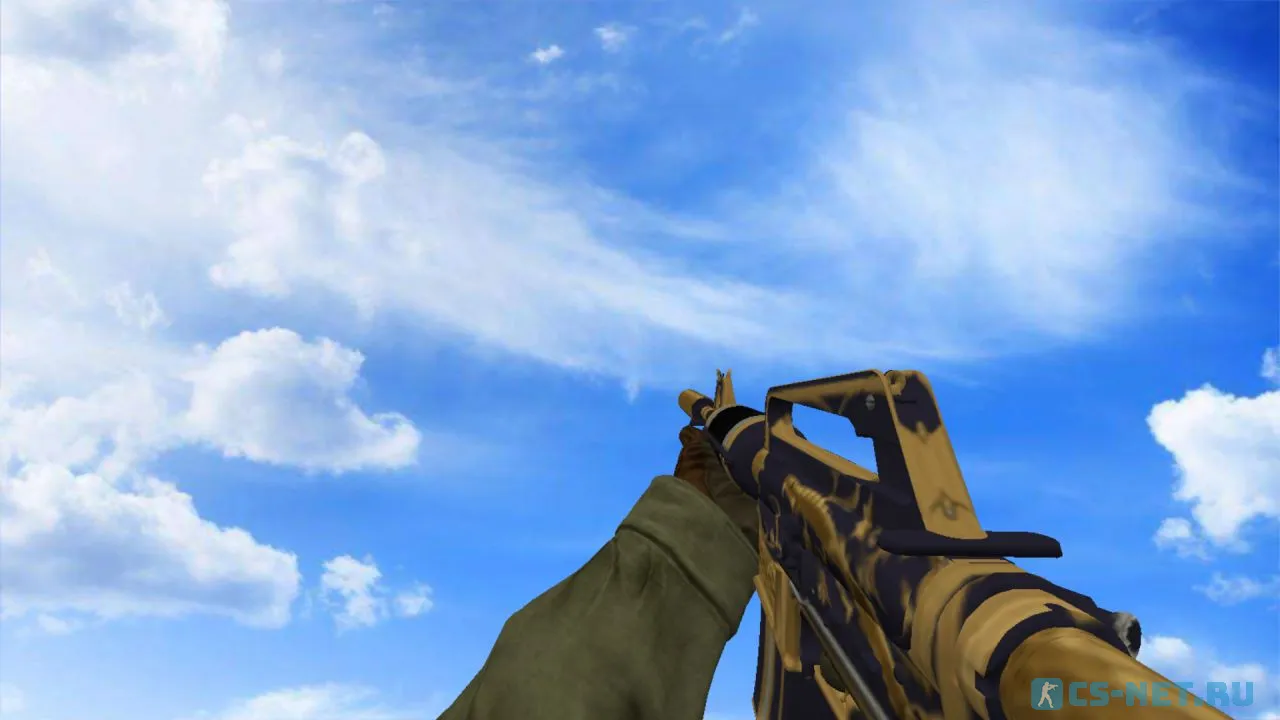 Модель «M4A1 | Золотая спираль» для CS 1.6