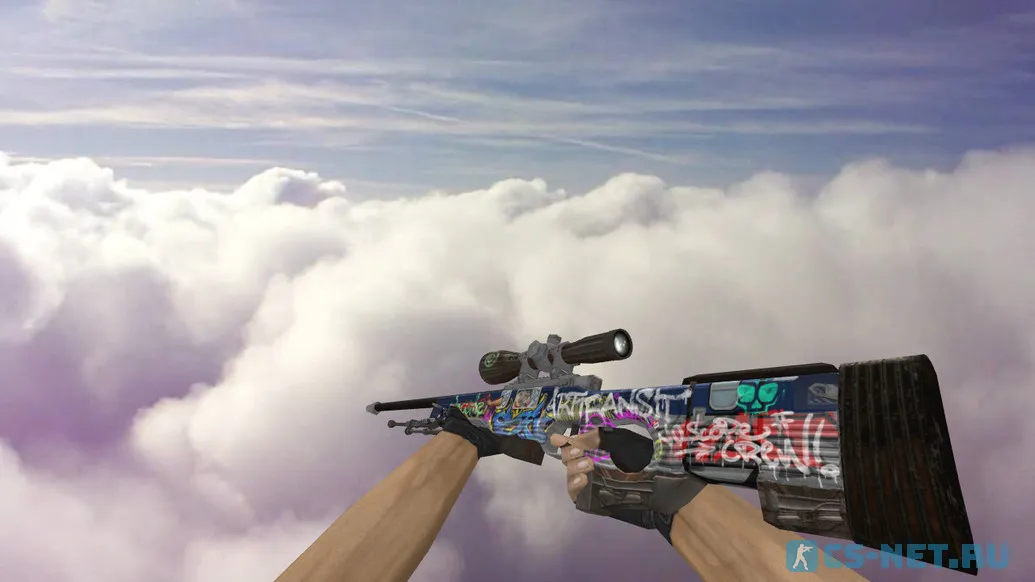 Модель «AWP Train Graffiti» для CS 1.6