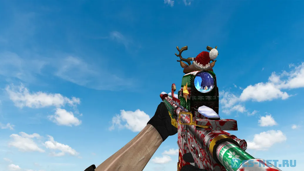 Модель «HK-416 Merry Christmas» для CS 1.6