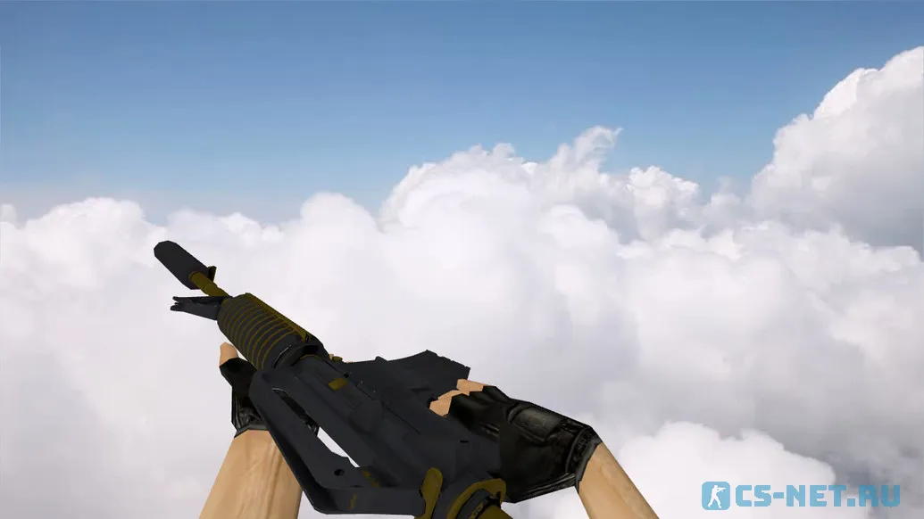 Модель «M4A1 | Рыцарь (с наклейками)» для CS 1.6 (скрин 2)
