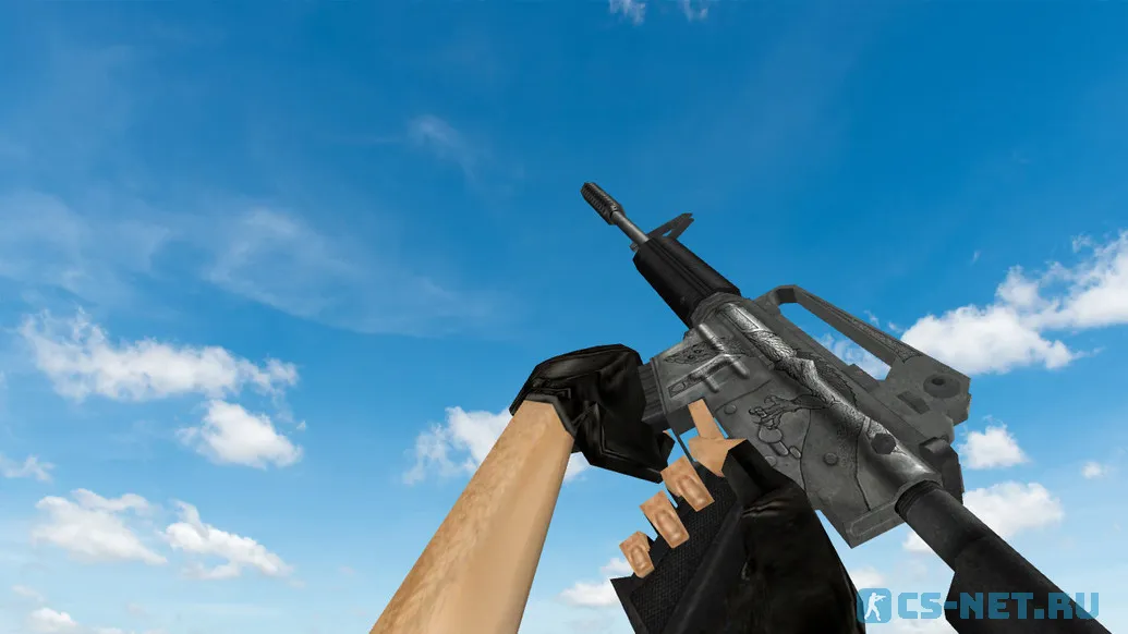 Модель «Default M4A1 | Василиск» для CS 1.6 (скрин 2)