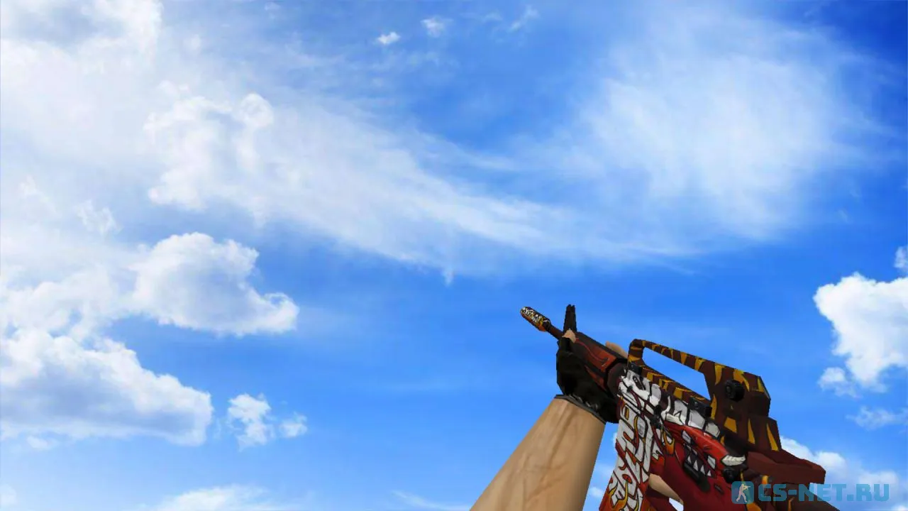 Модель «Default M4A1 | Адское пламя» для CS 1.6